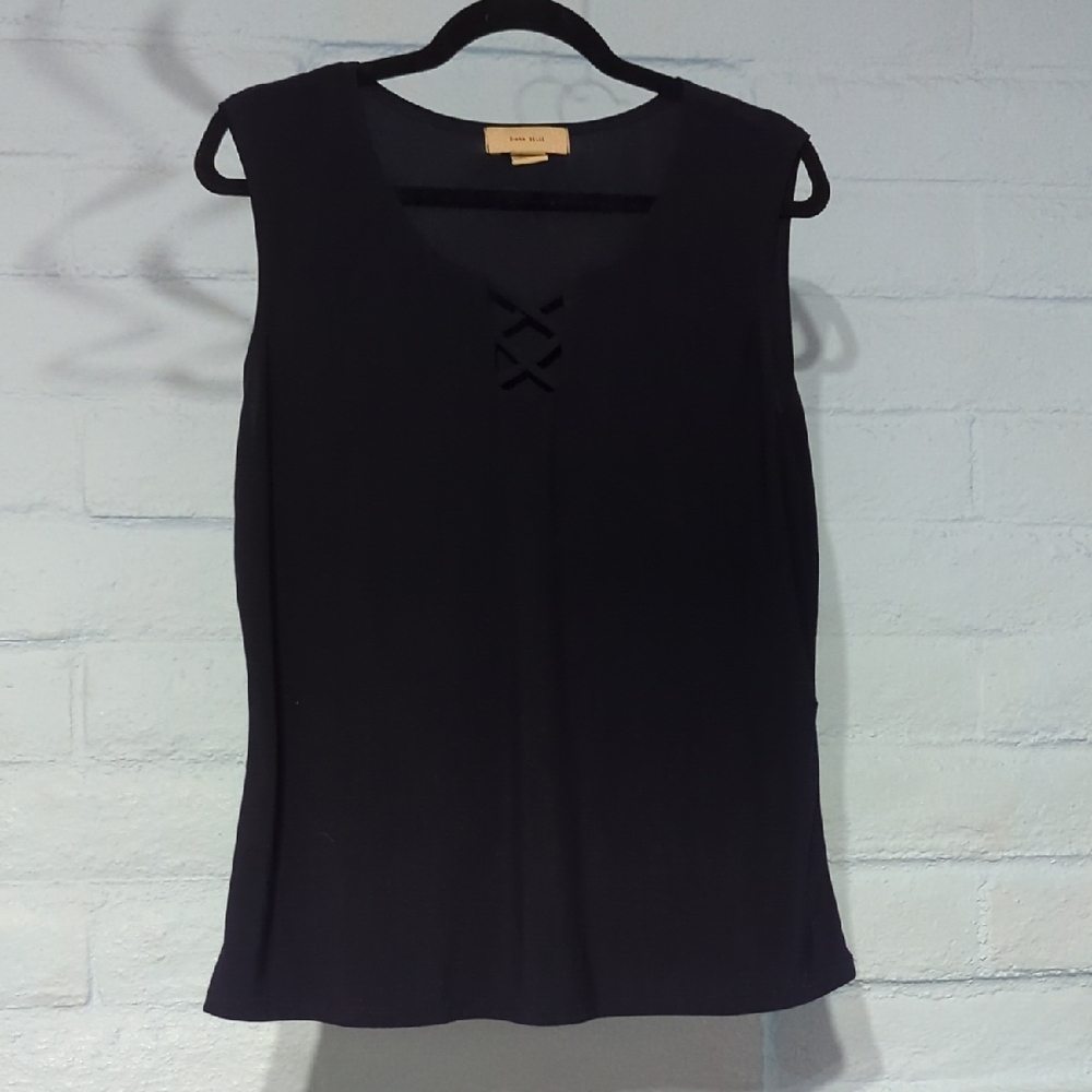 Eileen Fisher Midnight Blue Sleeveless Top